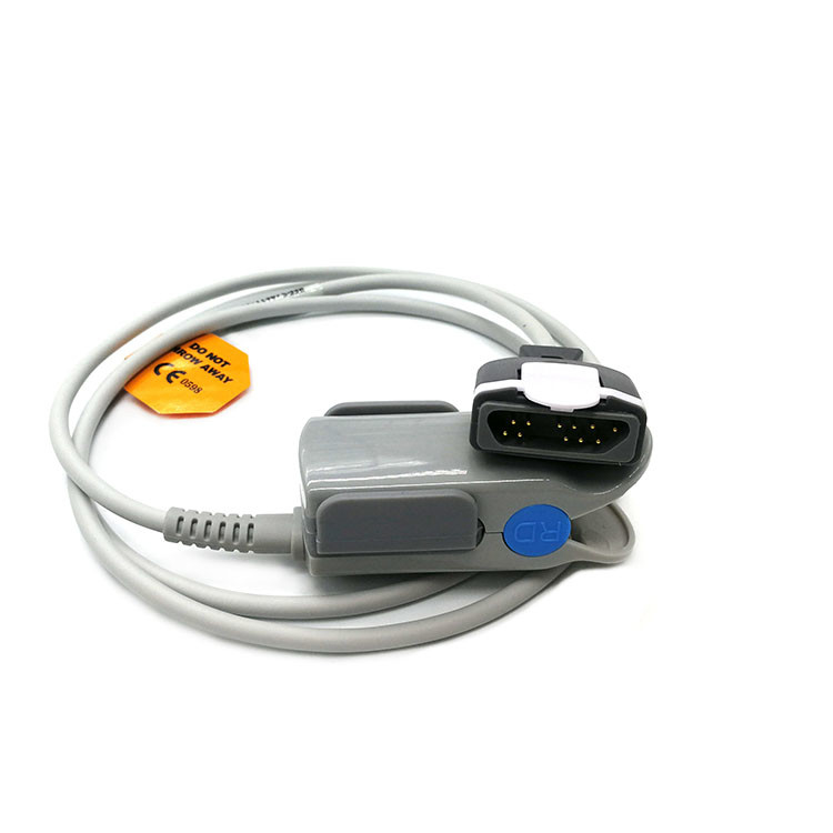 White SPO2 Extension Short Cable  2406 Rainbow RC-4