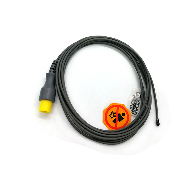 Reusable 2Pin 3m Skin Temp Probe Round Pediatric Rectal Probes